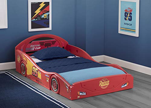 Lightning McQueen Plastic Toddler Bed for Kids