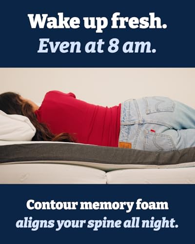 CGK Unlimited 3 Inch Twin XL Gel Memory Foam Mattress Topper with Cover