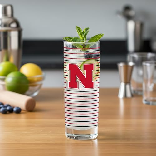 Nebraska Cornhuskers NCAA 13oz Tall Collin Glass - Team Color Drinkware