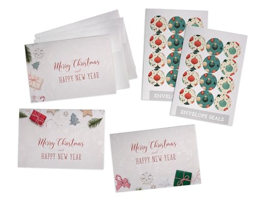 Hill Valley Greetings 24 Holiday Cards with Envelopes & Seals Set