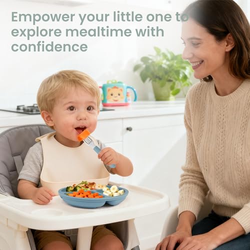 Toddler Utensils 6-Piece Stainless Steel Fork and Spoon Set