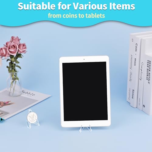 20 Pcs Acrylic Card Display Stands, 2.2 Inch Mini Easel for Trading Cards