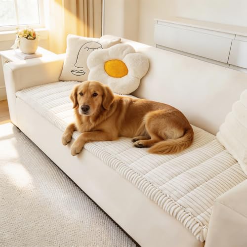Non-Slip Washable Dog Couch Cover - Soft Pet Sofa Protector (27.6" x 59")