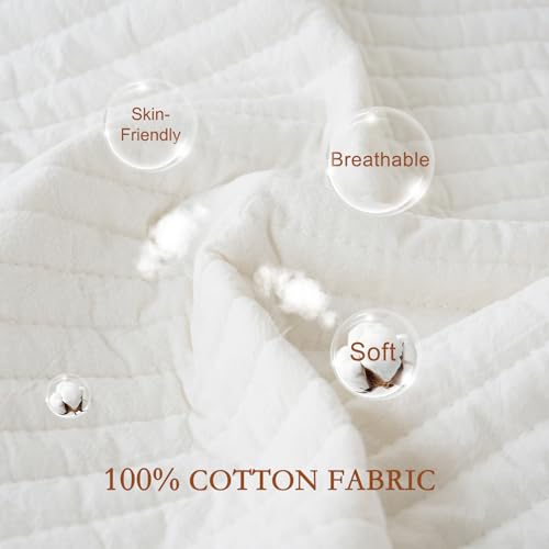 Queen Wool Mattress Pad with Cotton Cover - 200 GSM Australian Wool
