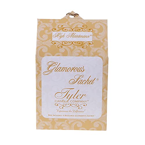 Reusable Laundry Dryer Sachets - High Maintenance Fragrance, 4 Pack