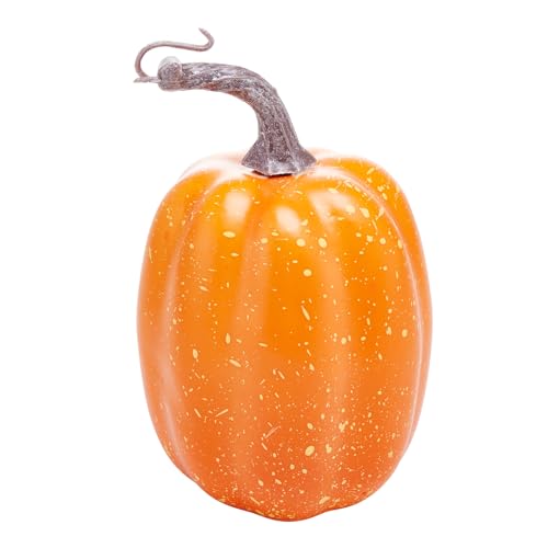7-Piece Artificial Pumpkin Set for Autumn Harvest and Halloween Decor