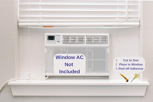 Window AC Unit Insulation Side Panels White 3-Piece Cover