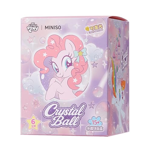 Collectible Pony Crystal Ball Blind Box - 5.3-Inch Glitter Snow Globe