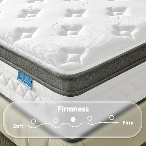Full Size 12 Inch Hybrid Mattress with Pocket Coils - Breezleep