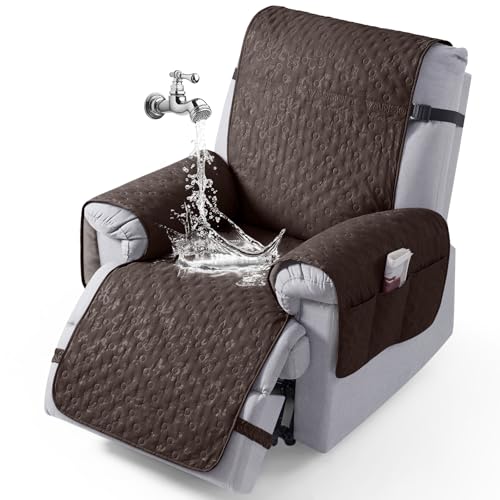Waterproof Recliner Chair Cover, Non-Slip & Washable, 23"