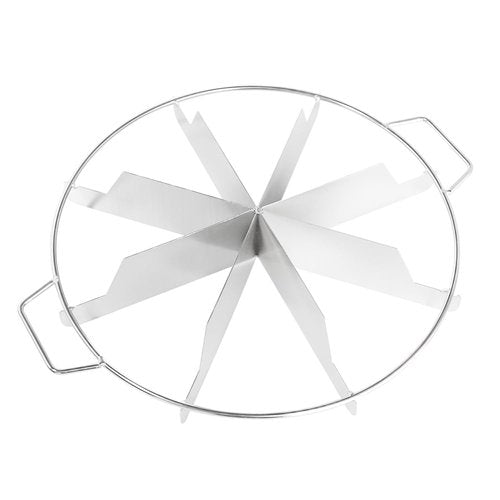 8 Slices Pie Cutter Cookie Cutters Pizza Cutters Cake Slicer for Even Slices Stainless Steel Side handle Kitchen Tools