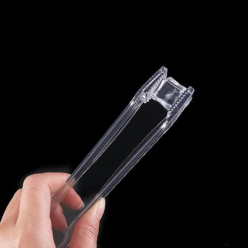 Mini Clear Plastic Ice Tongs - 3 Pack, 6.3 Inch Serving Tongs for Ice, Sugar, Desserts