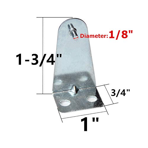 4pcs Metal Hold Down Brackets for Horizontal Blinds and Window Shades