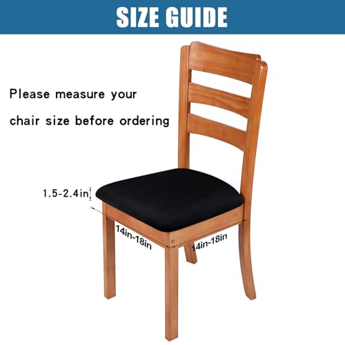 Velvet Dining Chair Covers Set of 4 | Soft Stretch Fit, Washable