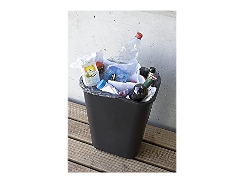 Rubbermaid Commercial Plastic Wastebasket 7-Gallon Black Trash Can