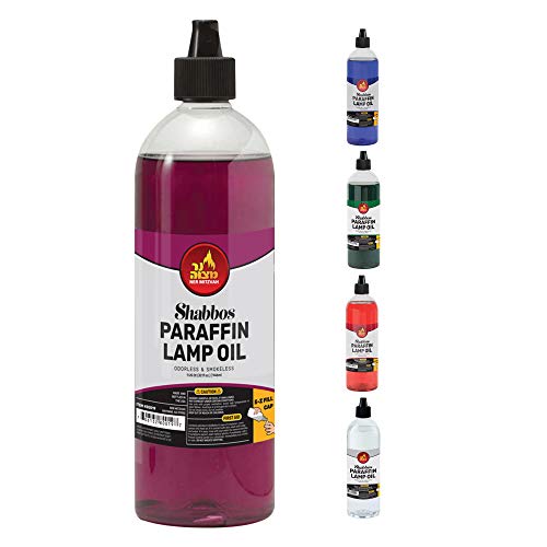 Purple Paraffin Lamp Oil - Smokeless & Odorless Clean Burning Fuel, 32 oz