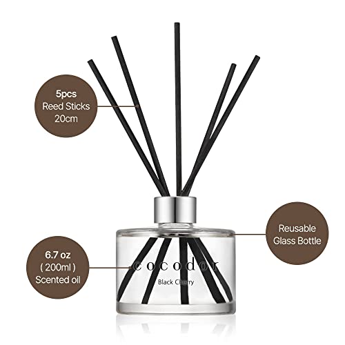 Refreshing Air Reed Diffuser Set, 6.7oz Home Fragrance Oil for Room Decor