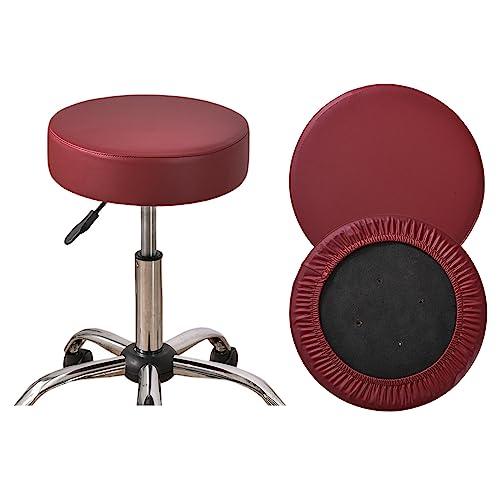 Waterproof Round Bar Stool Covers Set of 4 for 12-15 Inch Chairs