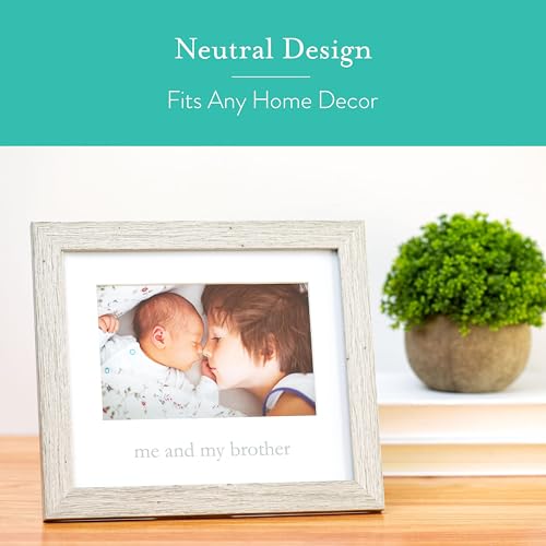 Rustic Me & My Brother Sibling Picture Frame - 4x6 Keepsake Display
