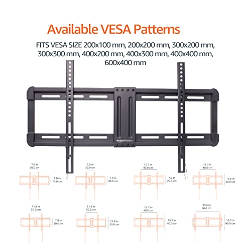 Low Profile TV Wall Mount Bracket for 37 to 86 Inch Flat Screen TVs
