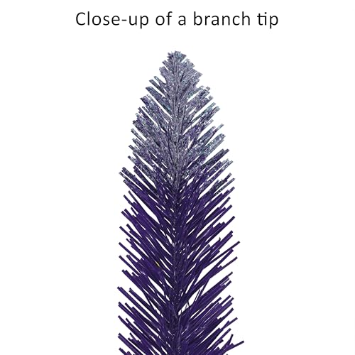 Puleo International 3' Purple Pre-Lit Christmas Tree with 50 Lights