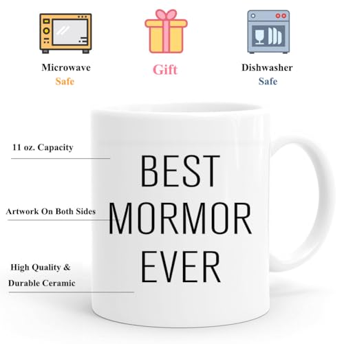 MORMOR 11 oz Best Mom Ever Gifts Coffee Mug – PEJAFAN, Double-Sided Print