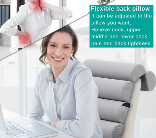 Ergonomic Lumbar Support Pillow for Office Chair - Adjustable Back Cushion