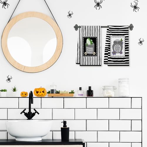 Halloween Nightmare Before Christmas Kitchen Towels, 3-Pack Funny Dish Cloths & Hand Towels