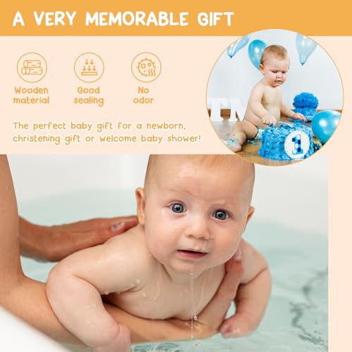 Wooden Baby Umbilical Cord Memorial Box - Keepsake Gift