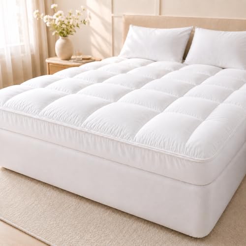 Queen Size Waterproof Mattress Protector with Plush Quilting