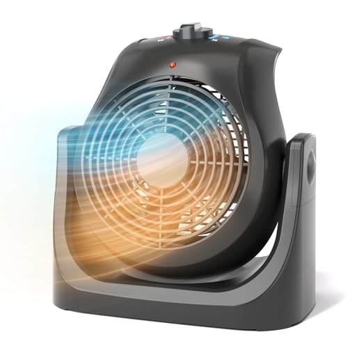 2-in-1 Portable Space Heater and Cooling Fan for Home and Office