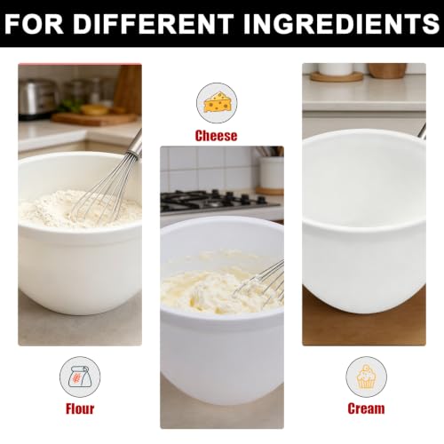 Silicone Bowl Liner with Lid for 5 Qt Tilt-Head Stand Mixers