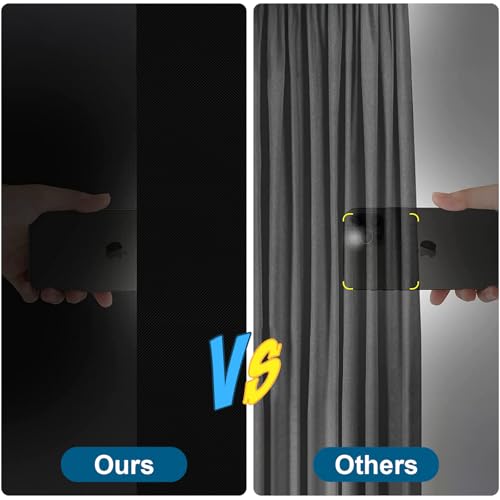 100% Blackout Window Shades - Portable DIY Blinds for Travel