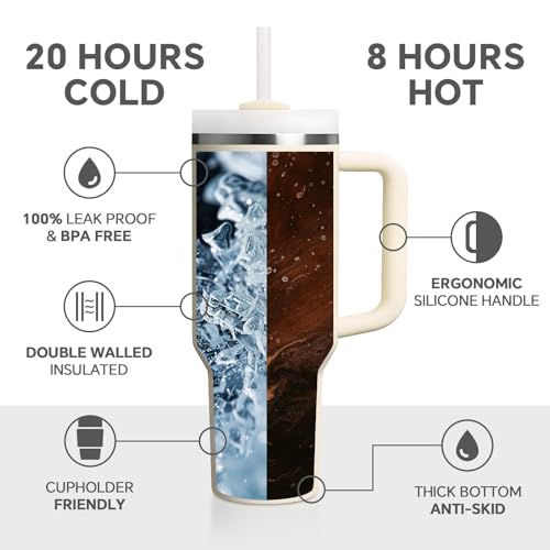 Grifarny Difference Maker Tumbler 40 oz - Beige Gift Set for Women