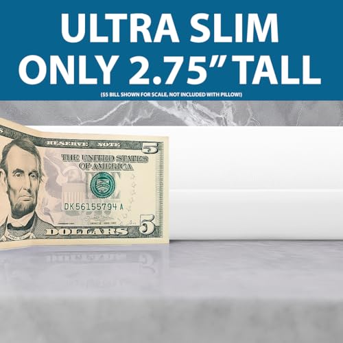 Bluewave Bedding Ultra Slim Gel Memory Foam Pillow - 2.75" Low Profile
