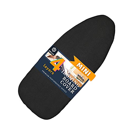 Small Ironing Board Cover with Thick Padding Heat Reflective Fit 12-13 Inch