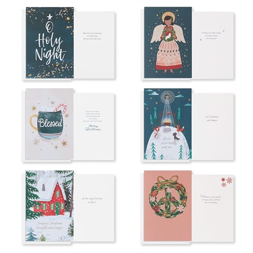 American Greetings Religious Christmas Cards with Envelopes (25-Count) - Light Religious XMAS 25 Bundle