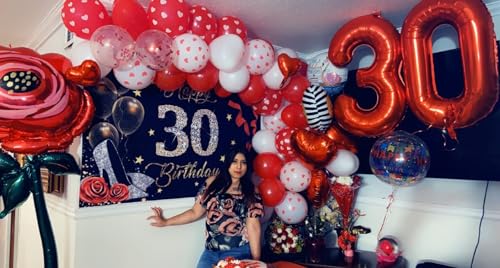 Mluchee 40in Red Number Balloon 2 Birthday Party Decoration