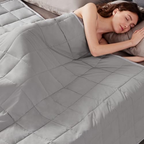 Cooling Weighted Blanket Queen Size 60x80 20lbs - Ultra Soft and Cozy
