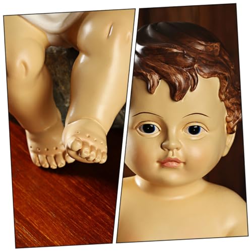 2.4-Inch Baby Jesus Nativity Figurine for Manger Scene and Easter Decor