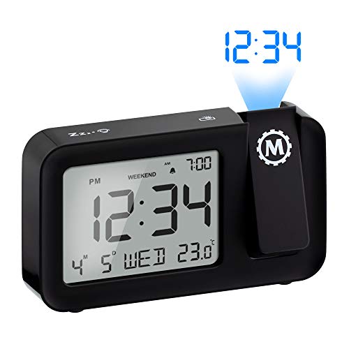 Large Projection Clock with Backlight and Wall Mount
