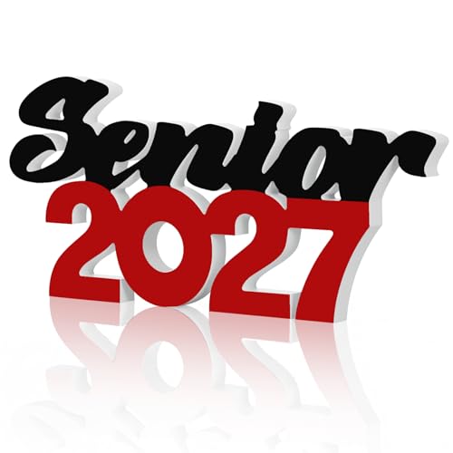 Senior 2027 Graduation Table Sign, Class of 2027 Party Centerpiece Decor