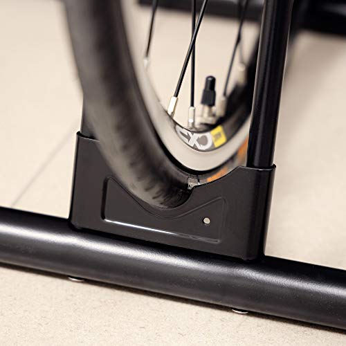 6-Bike Floor Parking Rack Stand for Mountain and Road Bikes Garage Storage
