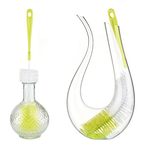 16-Inch Extra Long Bottle Brush Cleaner for Narrow Neck Water & Wine Bottles