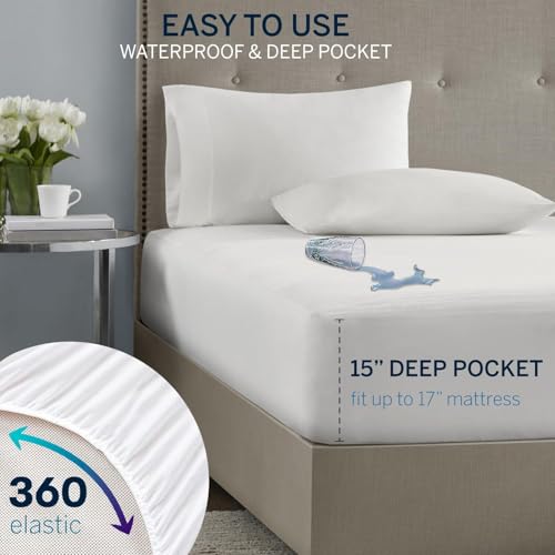 Waterproof Heated Mattress Pad King Size - Dual Controller, 10 Heat Settings
