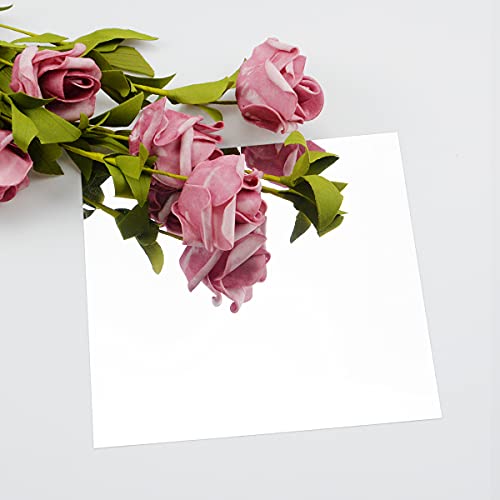 10-Piece Self-Adhesive Flexible Mirror Tiles, 8x10 Inch Wall Stickers