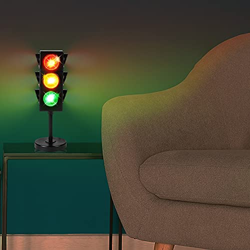 11-Inch Traffic Light Table Lamp for Kids Room Decor
