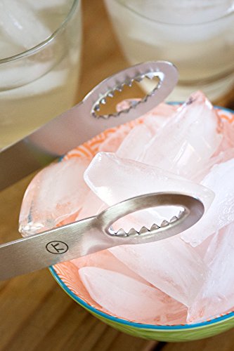8-Inch Stainless Steel Ice Tongs for Bar & Serving Utensils