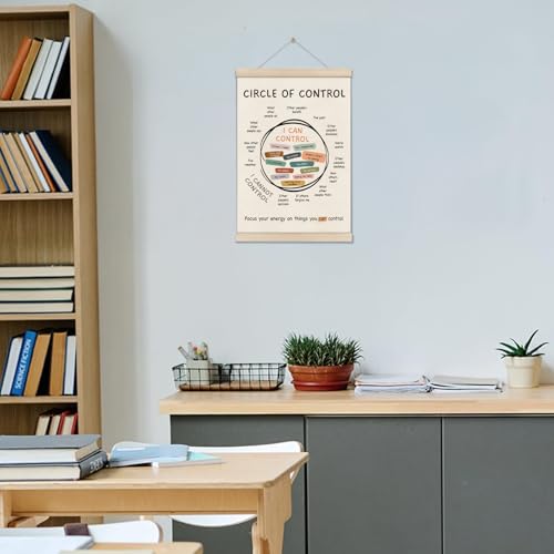 Mental Health Poster with Hanger Frame 12x16 Inspirational Wall Art