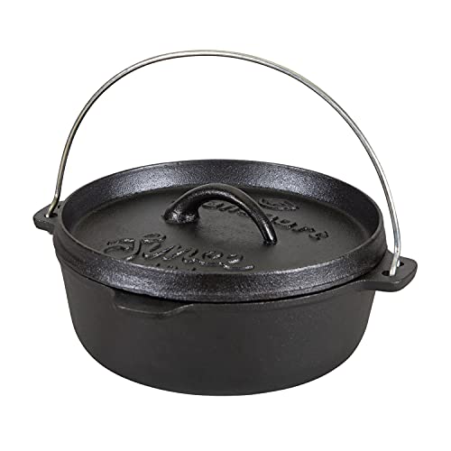 Stansport Pre-Seasoned Cast Iron Dutch Oven